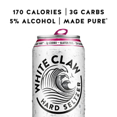 White Claw Black Cherry Sparkling Water In Cans - 19.2 Fl. Oz. - Image 3