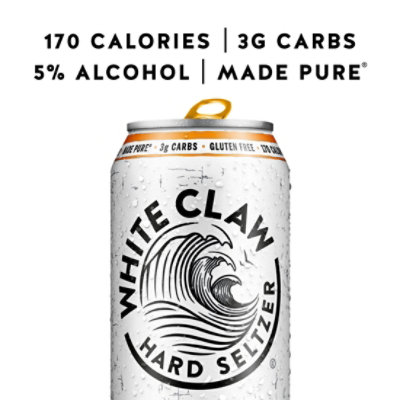 White Claw Mango Hard Seltzer In Cans - 19.2 Fl. Oz. - Image 3