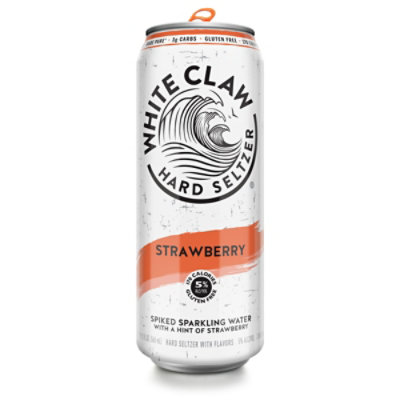 White Claw Strawberry Hard Seltzer In Cans - 19.2 Fl. Oz. - Image 5