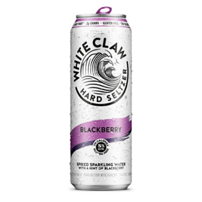 White Claw Blackberry Hard Seltzer In Cans - 19.2 Fl. Oz. - Image 1