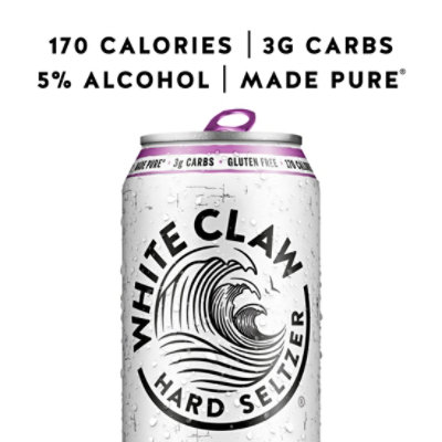 White Claw Blackberry Hard Seltzer In Cans - 19.2 Fl. Oz. - Image 2