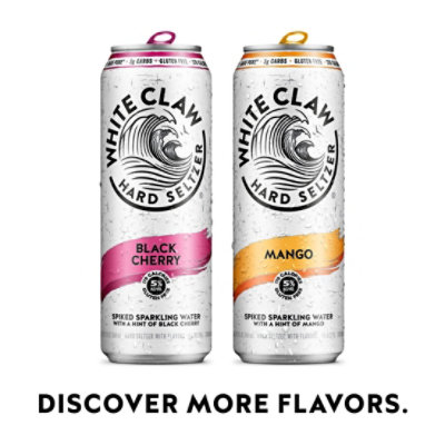 White Claw Blackberry Hard Seltzer In Cans - 19.2 Fl. Oz. - Image 4