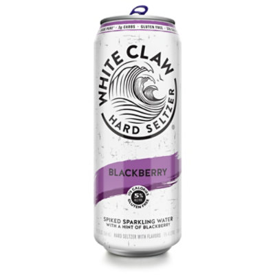 White Claw Blackberry Hard Seltzer In Cans - 19.2 Fl. Oz. - Image 4