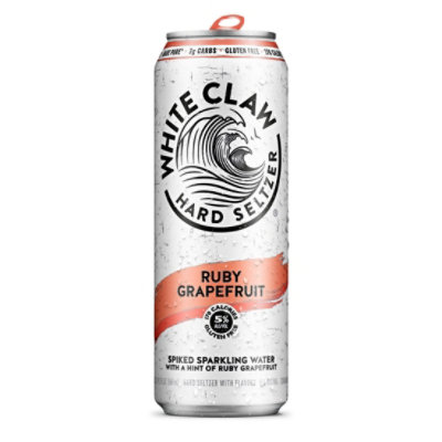 White Claw Ruby Grapefruit Sparkling Water In Cans - 19.2 Fl. Oz. - Image 1