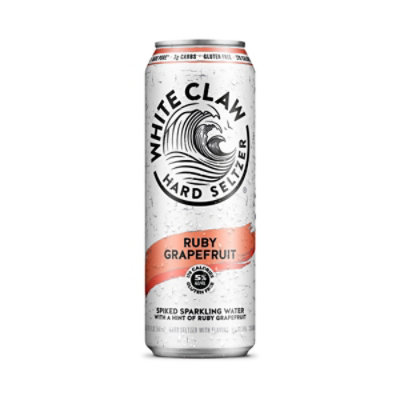 White Claw Ruby Grapefruit Sparkling Water In Cans - 19.2 Fl. Oz. - Image 1