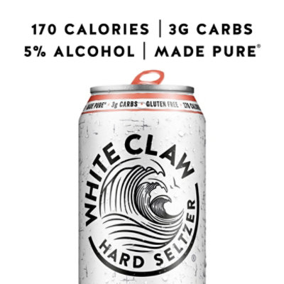 White Claw Ruby Grapefruit Sparkling Water In Cans - 19.2 Fl. Oz. - Image 3