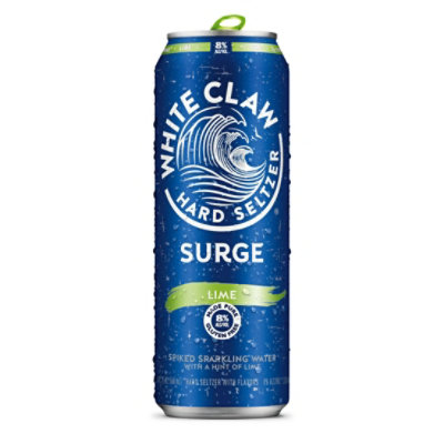 White Claw Natural Lime Hard Seltzer Surge In Cans - 19.2 Fl. Oz. - Image 1