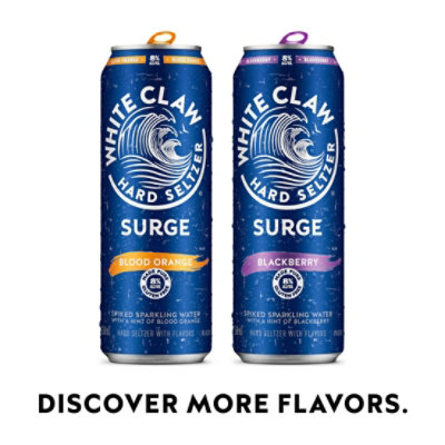 White Claw Natural Lime Hard Seltzer Surge In Cans - 19.2 Fl. Oz. - Image 3