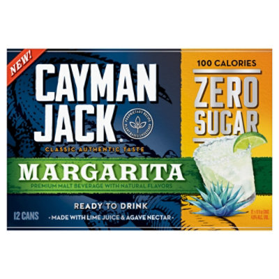 Cayman Jack Zero Sugar Margarita In Cans - 12-12 Fl. Oz. - Image 3