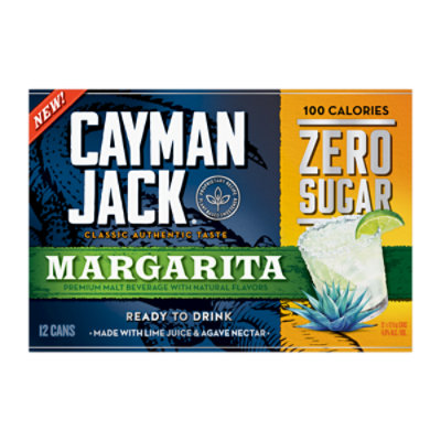 Cayman Jack Zero Sugar Margarita In Cans - 12-12 Fl. Oz. - Image 3