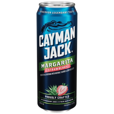 Cayman Jack Strawberry Margarita In Cans - 24 Fl. Oz. - Image 4