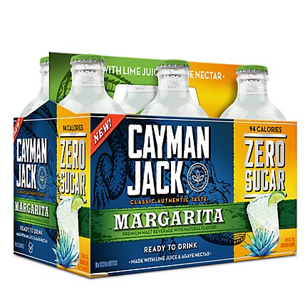 Cayman Jack Zero Sugar Margarita In Bottles - 6-11.2 Fl. Oz Cayman Jack Zero Sugar Margarita In Bottles - 6-11.2 Fl. Oz