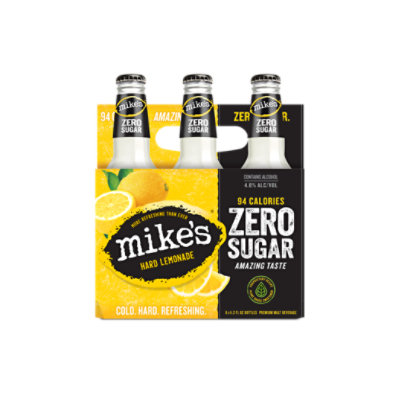 Mike's Zero Sugar Lemonade In Bottles - 6-11.2 Fl. Oz. - Image 3