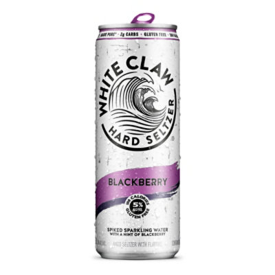 White Claw Blackberry Sparkling Water In Cans - 6-12 Fl. Oz. - Image 2