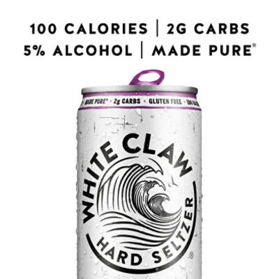 White Claw Blackberry Sparkling Water In Cans - 6-12 Fl. Oz. - Image 3