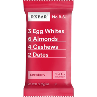 RXBAR Strawberry Protein Snack Bar - Each - Image 1