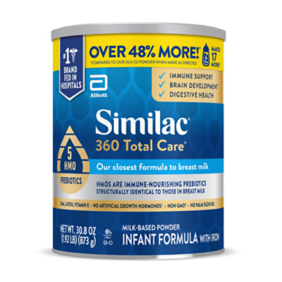 Similac 360 Total Care Infant Formula Powder - 30.8 Oz - Image 1