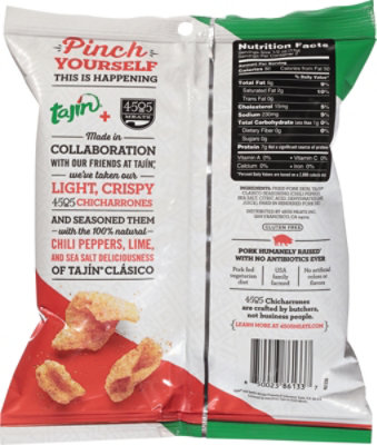 4505 Meats Tajin Lime Pork Rinds - 1.1 Oz - Image 6