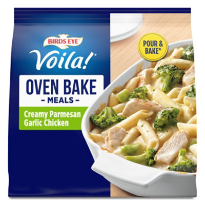 Birds Eye Voila! Oven Bake Meals Creamy Parmesan Garlic Chicken Frozen Meal - 35 Oz - Image 1