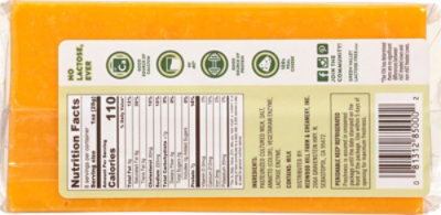 Green Valley Creamery Lactose Free Mild Cheddar Bar - 8 Oz - Image 7