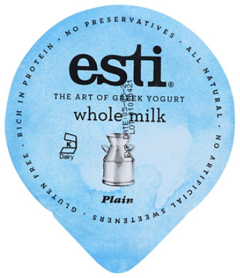 Esti Plain Whole Milk Greek Yogurt - 5.3 Oz - Image 5