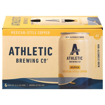 Athletic Brewing Co. Cerveza Atletica Light Copper Non Alcoholic Beer - 6-12 Fl. Oz. - Image 3