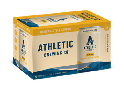Athletic Brewing Co. Cerveza Atletica Light Copper Non Alcoholic Beer - 6-12 Fl. Oz. - Image 3