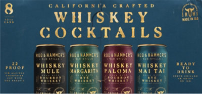 Rod & Hammer's Whiskey Cocktail Variety - 8-12 Fl. Oz. - Image 4
