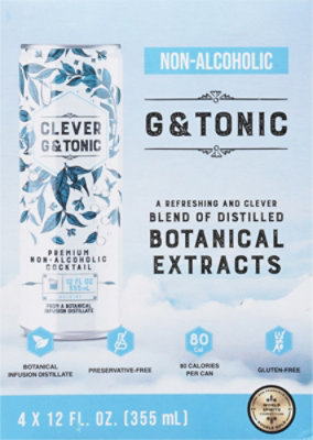 Clever G&tonic Mocktail 4 Count - 12 Fl. Oz. - Image 6