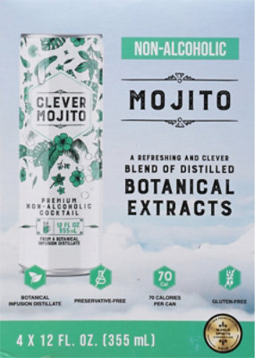 Clever Mojito Mocktail 4 Count - 12 Fl. Oz. - Image 6