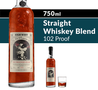 High West The Prisoners Share Wine Barrel Finished Whiskey 102 Proof - 750 Ml - Image 1