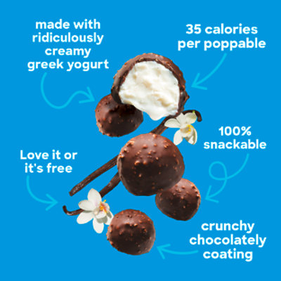 Yasso Vanilla Bean Poppables Frozen Greek Yogurt 12 Count - 6.84 Fl. Oz. - Image 4