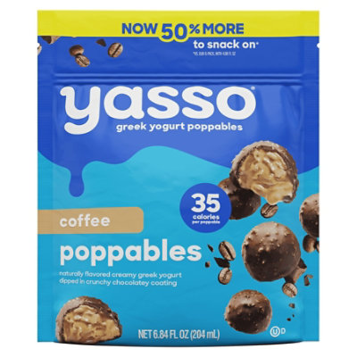 Yasso Frozen Greek Yogurt Coffee Poppables 12 Count - 6.84 Fl. Oz. - Image 3