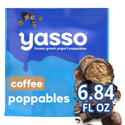 Yasso Frozen Greek Yogurt Coffee Poppables 12 Count - 6.84 Fl. Oz. - Image 2