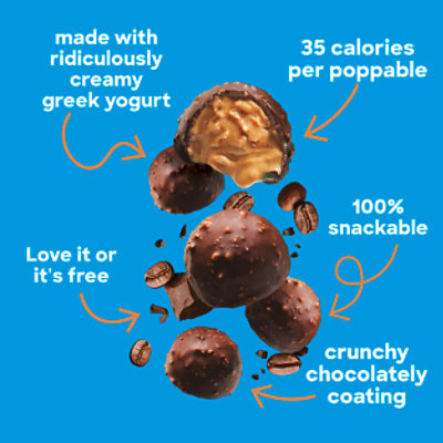 Yasso Frozen Greek Yogurt Coffee Poppables 12 Count - 6.84 Fl. Oz. - Image 6