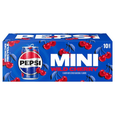 Pepsi Wild Cherry Soda - 10-7.5 Fl. Oz. - Image 2