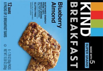 Kind Breakfast Blueberry Almond Bar 6 Count - 1.76 Oz - Image 6