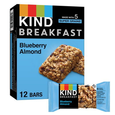 Kind Breakfast Blueberry Almond Bar 6 Count - 1.76 Oz - Image 1