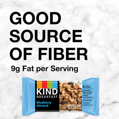 Kind Breakfast Blueberry Almond Bar 6 Count - 1.76 Oz - Image 4