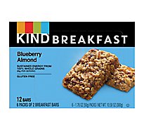 Kind Breakfast Blueberry Almond Bar 6 Count - 1.76 Oz