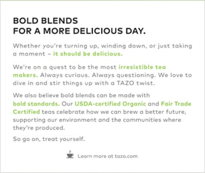 Tazo Tea Bag Orgnc Zen - 36 Count - Image 4