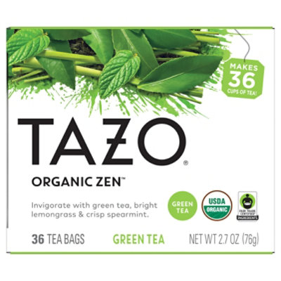 Tazo Tea Bag Orgnc Zen - 36 Count - Image 1