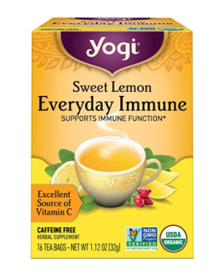 Yogi Teas Sweet Lemon Organic - 16 Count - Image 1