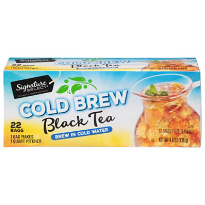 Signature SELECT Cold Brew Black Tea Bags - 22 Count - Vons