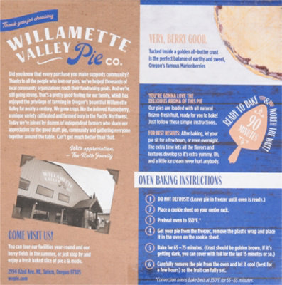 Willamette Valley Pie Marionberry - 40 Oz - Image 6