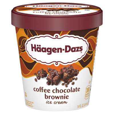 Haagen-dazs Coffee Chocolate Brownie Ice Cream - 14 Fl. Oz. - Image 3