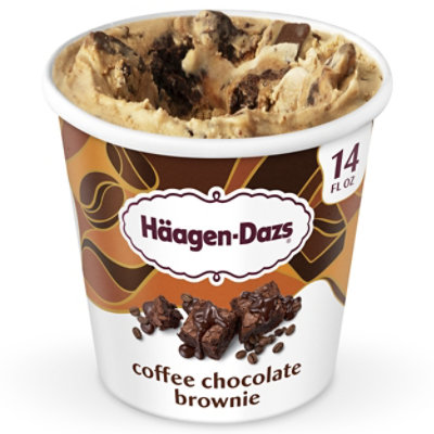 Haagen-dazs Coffee Chocolate Brownie Ice Cream - 14 Fl. Oz. - Image 2