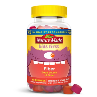 Nature Made Kids First Fiber Gummies - 60 Count - Image 1
