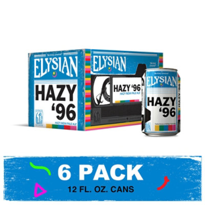 Elysian Hazy 96 Ipa In Cans 6 Count - 12 Fl. Oz. - Image 1