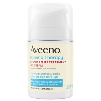 Aveeno Eczema Therapy Rescue Relief Treatment Gel Cream - 1.5 Oz - Image 3